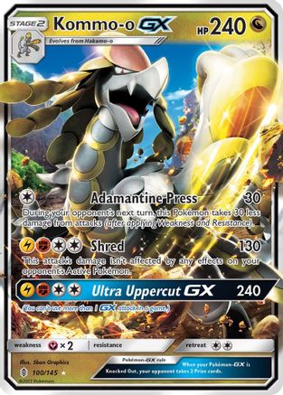 Kommo-o GX 100/145 [SM  Guardians Rising]  - Holofoil