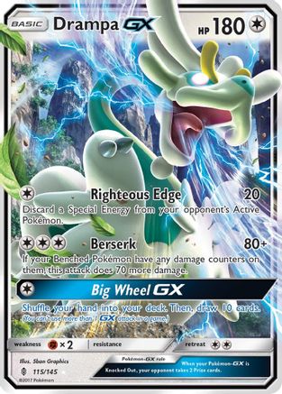 Drampa GX 115/145 [SM  Guardians Rising]  - Holofoil
