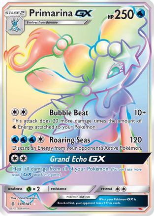 Primarina GX (Secret) 149 [SM  Guardians Rising]  - Holofoil