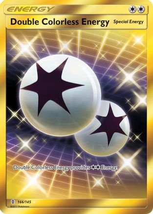 Double Colorless Energy (Secret) 166/145 [SM  Guardians Rising]  - Holofoil