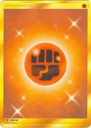 Fighting Energy (Secret) 169/145 [SM  Guardians Rising]  - Holofoil