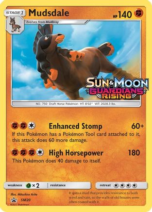 Mudsdale SM20 [SM Promos]  - Holofoil