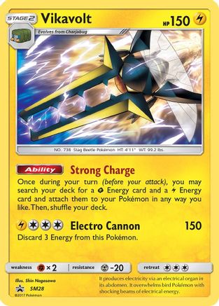 Vikavolt SM28 [SM Promos]  - Holofoil