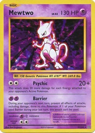Mewtwo 051/108 [Deck Exclusives]  - Holofoil