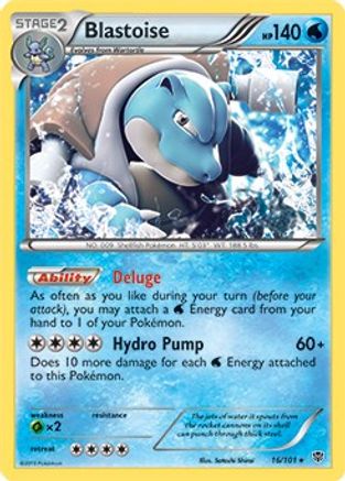 Blastoise 016/101 [Deck Exclusives]