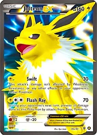 Jolteon EX 28a/83 [Alternate Art Promos]  - Holofoil