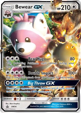 Bewear GX SM34 [SM Promos]  - Holofoil