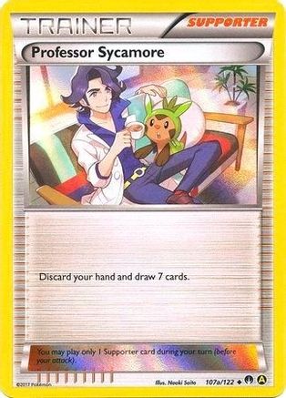 Professor Sycamore 107a/122 [Alternate Art Promos]  - Holofoil