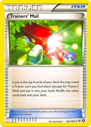 Trainers' Mail 92a/108 [Alternate Art Promos]