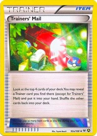 Trainers' Mail 92a/108 [Alternate Art Promos]  - Holofoil