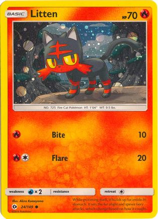 Litten 024/149 [Miscellaneous Cards & Products]  - Holofoil
