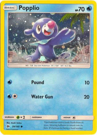 Popplio 039/149 [Miscellaneous Cards & Products]  - Holofoil
