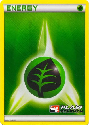 Grass Energy (2011 Play! Pokemon) [League & Championship Cards]  - Holofoil