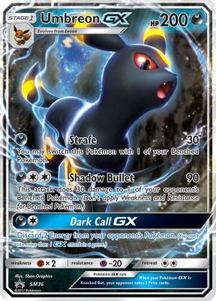 Umbreon GX SM36 [SM Promos]  - Holofoil