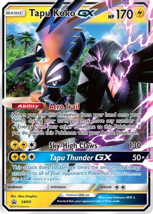 Tapu Koko GX SM50 [SM Promos]  - Holofoil