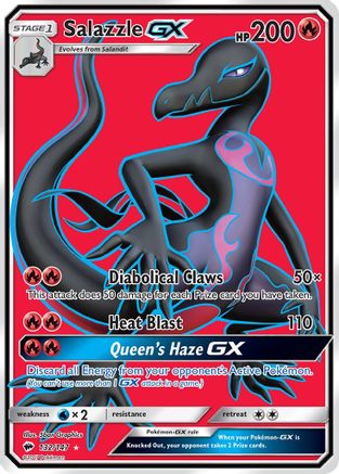 Salazzle GX (Full Art) 132/147 [SM  Burning Shadows]  - Holofoil