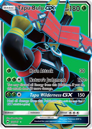 Tapu Bulu GX (Full Art) 130/147 [SM  Burning Shadows]  - Holofoil