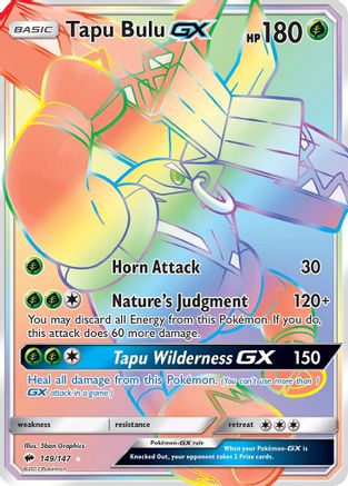 Tapu Bulu GX (Secret) 149 [SM  Burning Shadows]  - Holofoil