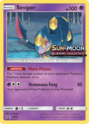 Seviper SM46 [SM Promos]  - Holofoil