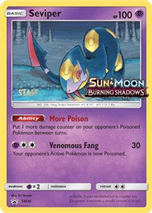 Seviper SM46 [SM Promos]  - Holofoil