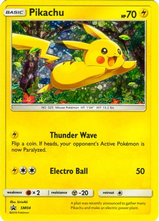 Pikachu SM04 [Miscellaneous Cards & Products]  - Holofoil