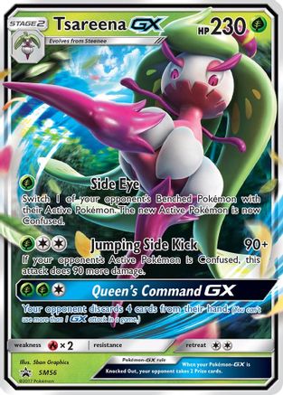 Tsareena GX SM56 [SM Promos]  - Holofoil