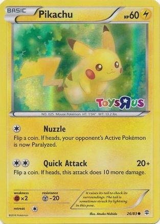 Pikachu 026/83 [Miscellaneous Cards & Products]  - Holofoil