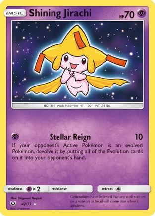 Shining Jirachi 042/73 [Shining Legends]  - Holofoil