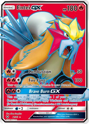 Entei GX (Full Art) 071/73 [Shining Legends]  - Holofoil
