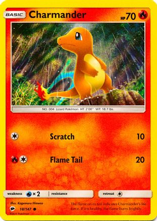 Charmander 018/147 [Miscellaneous Cards & Products]  - Holofoil