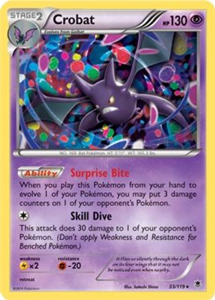 Crobat 033/119 [Miscellaneous Cards & Products]  - Holofoil