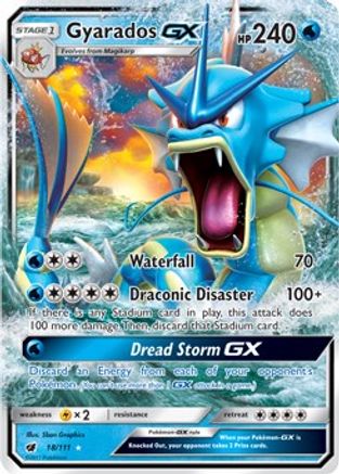 Gyarados GX 018/111 [SM  Crimson Invasion]  - Holofoil