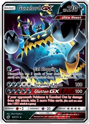 Guzzlord GX 063/111 [SM  Crimson Invasion]  - Holofoil