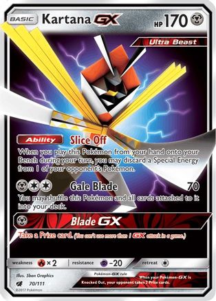 Kartana GX 070/111 [SM  Crimson Invasion]  - Holofoil