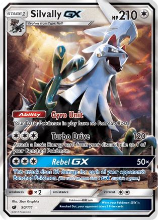 Silvally GX 090/111 [SM  Crimson Invasion]  - Holofoil