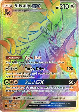 Silvally GX (Secret) 119 [SM  Crimson Invasion]  - Holofoil