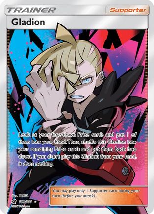 Gladion (Full Art) 109/111 [SM  Crimson Invasion]  - Holofoil