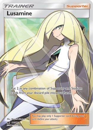 Lusamine (Full Art) 110/111 [SM  Crimson Invasion]  - Holofoil