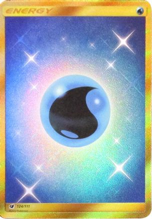 Water Energy (Secret) 124/111 [SM  Crimson Invasion]  - Holofoil