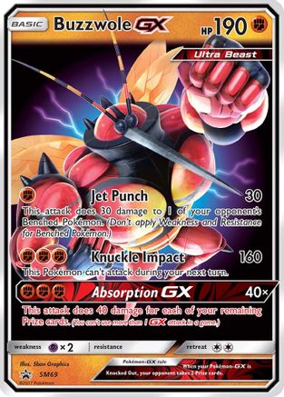 Buzzwole GX SM69 [SM Promos]  - Holofoil