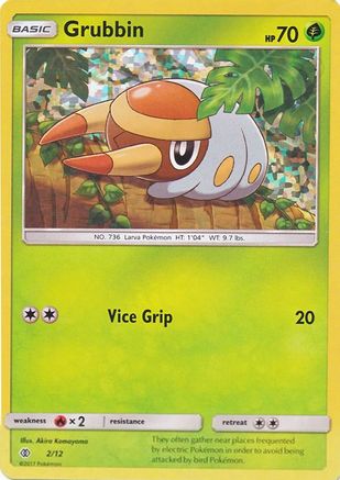 Grubbin 002/12 [McDonalds Promos 2017]  - Holofoil
