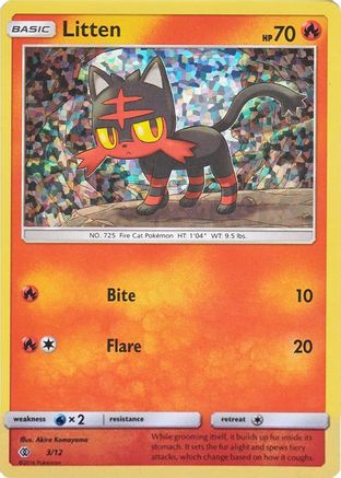 Litten 003/12 [McDonalds Promos 2017]  - Holofoil