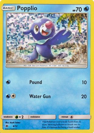 Popplio 004/12 [McDonalds Promos 2017]  - Holofoil
