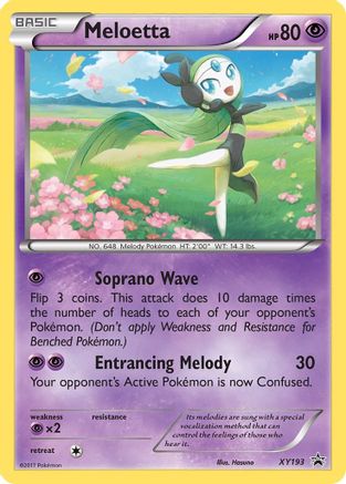 Meloetta XY193 [XY Promos]  - Holofoil