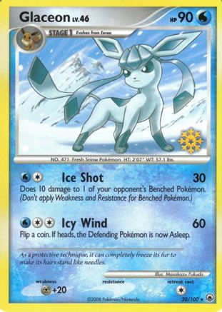 Glaceon 020/100 [Countdown Calendar Promos]