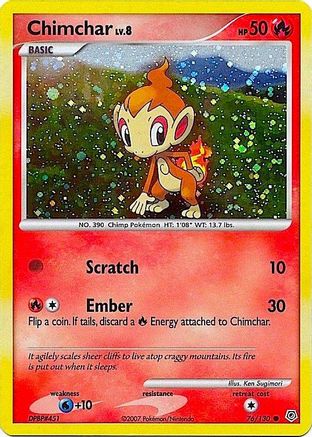 Chimchar 076/130 [Miscellaneous Cards & Products]  - Holofoil