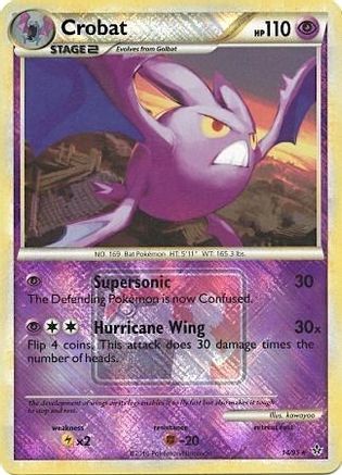 Crobat 014/95 [League & Championship Cards]  - Reverse Holofoil