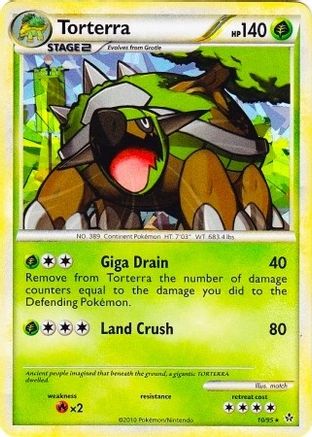 Torterra 010/95 [League & Championship Cards]  - Holofoil