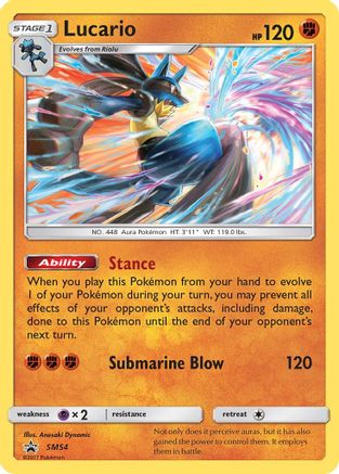 Lucario SM54 [SM Promos]  - Holofoil