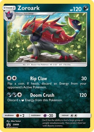 Zoroark SM89 [SM Promos]  - Holofoil